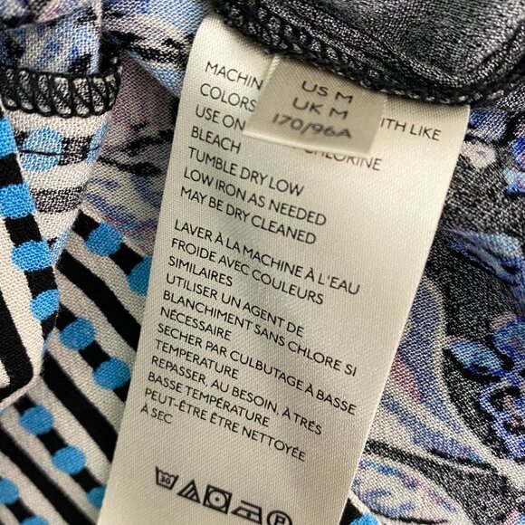 Free People Mix 'n' Match Patchwork Floral Blouse Size Medium - Picture 7 of 7